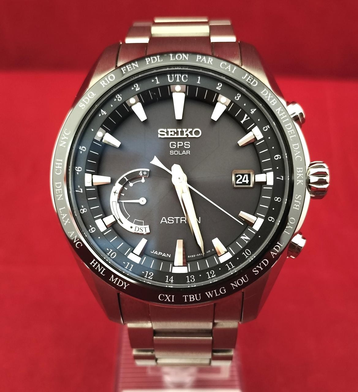 [B1N] Seiko Astron SBXB089 8X22-0AG0 GPS Solar Titanium JDM Watch [z2n]