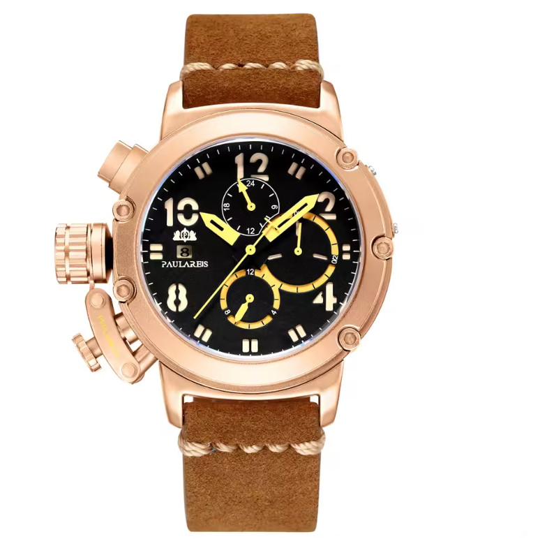PAULAREIS Automatic Watch for Men Mechanical Multifunction Watches Mens Watch