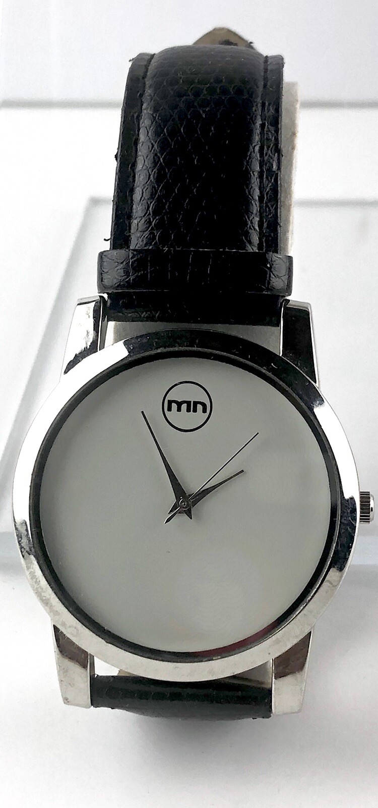 Mark Naimer Celebrity Couples Watch Set Black Leather Strap