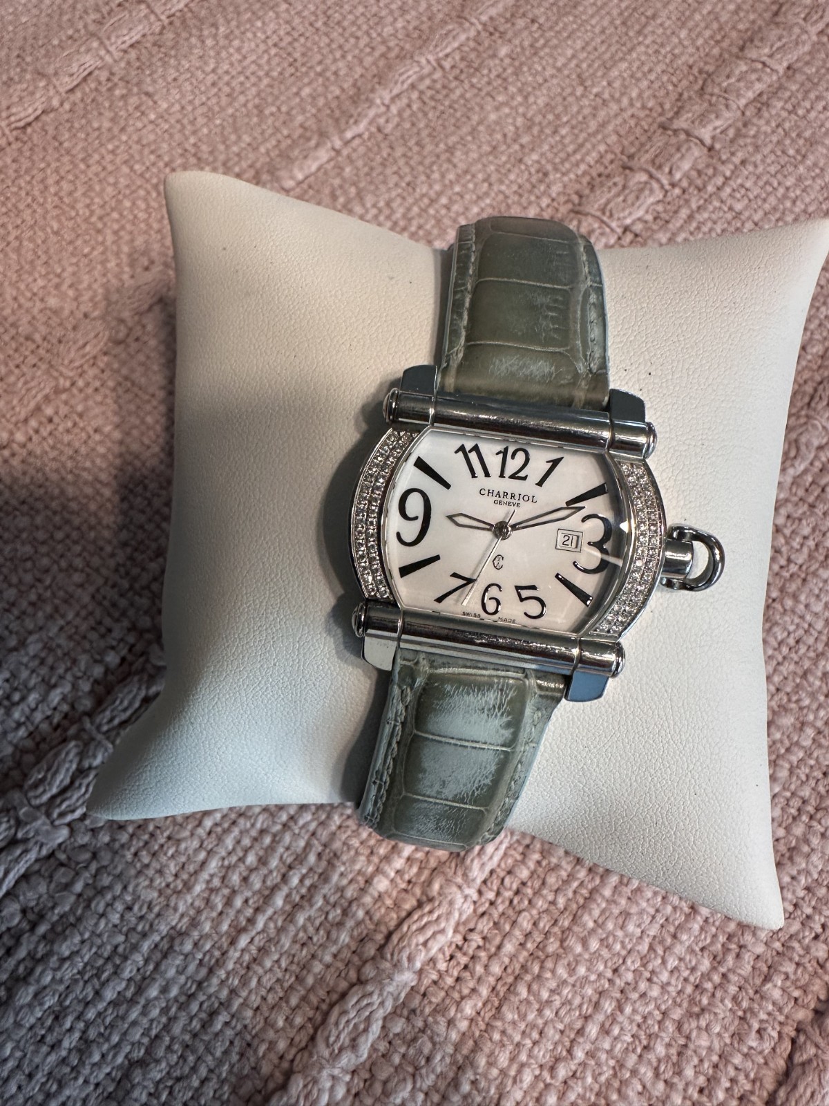 Authentic Philippe Charriol Actor Diamond Bezel Swiss Quartz Watch – CCHTL