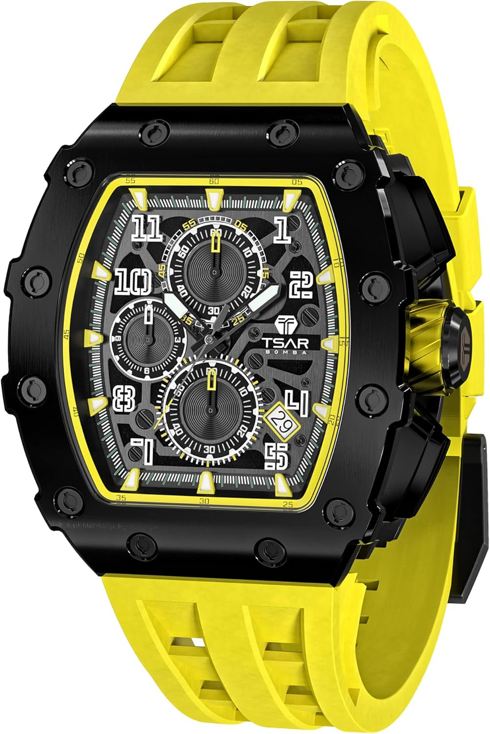 Luxury Men’s Waterproof Quartz Chronograph Watch with Sapphire Glass