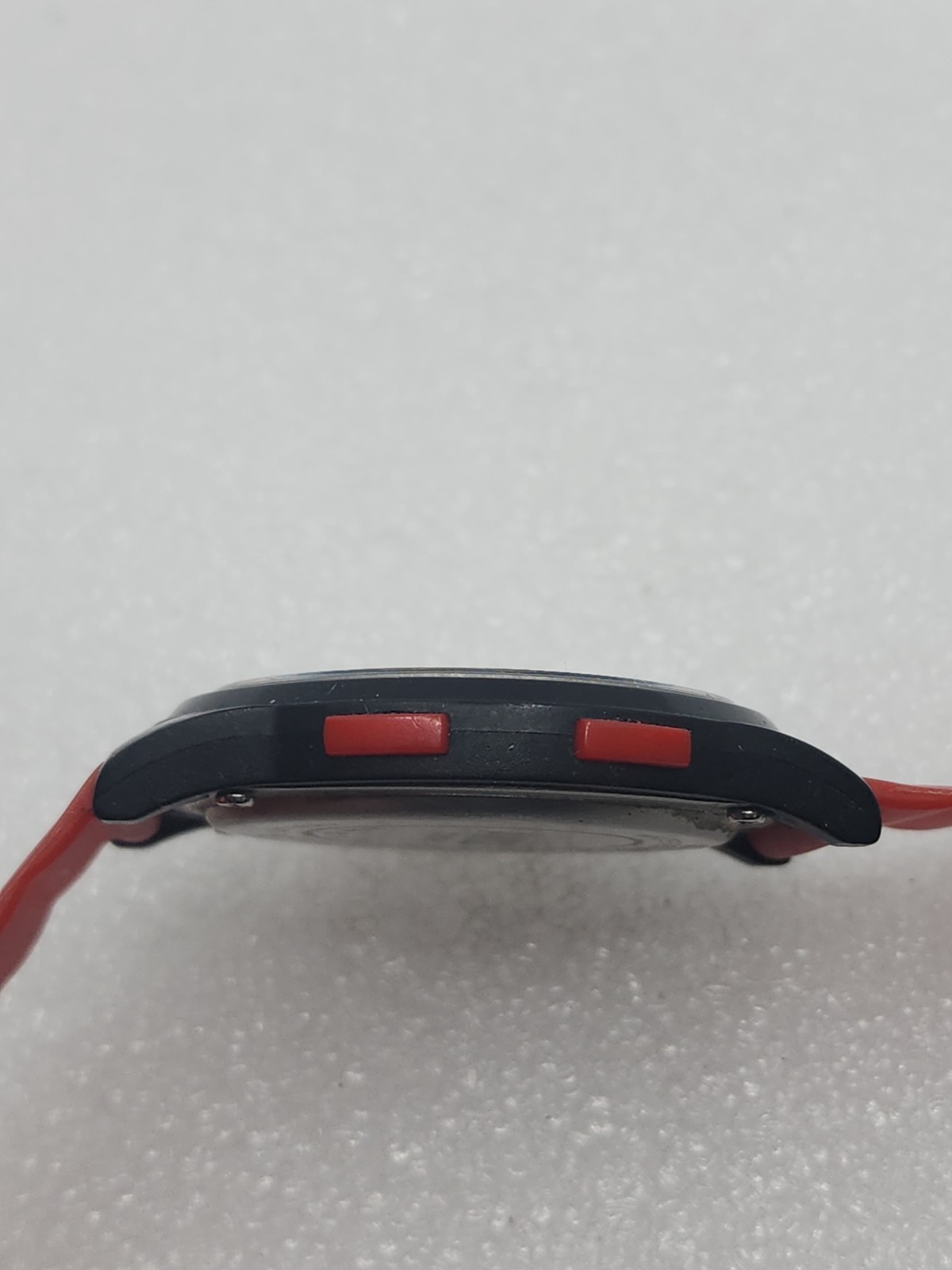 Easy Reader Large Display Red Black Digital Watch Ultra-Thin Sports Simple Watch