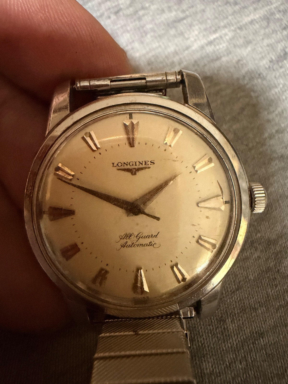 Longines 1958 Vintage Watch “All Guard” Automatic Ref. 9006-2 Cal. 19AS With Box