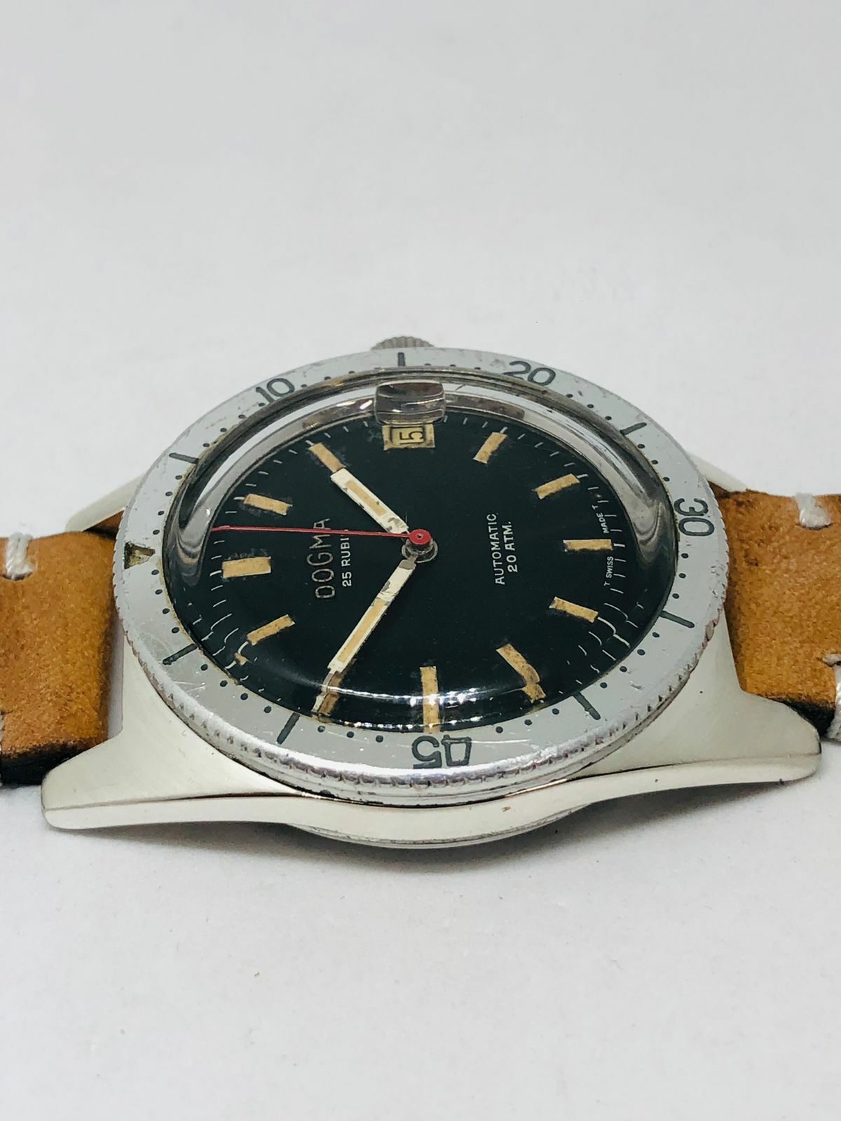 RARE DOGMA DE LUX AUTOMATIC DIVER`S Ref.511301 Cal. F 4007 200m 20 ATM. CALENDAR