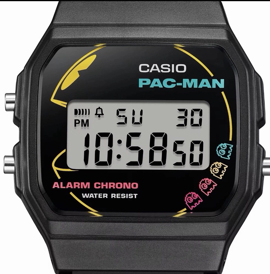 Casio Pac-Man 45th Anniversary Collaboration Series Digital Watch F-91WPC-1A