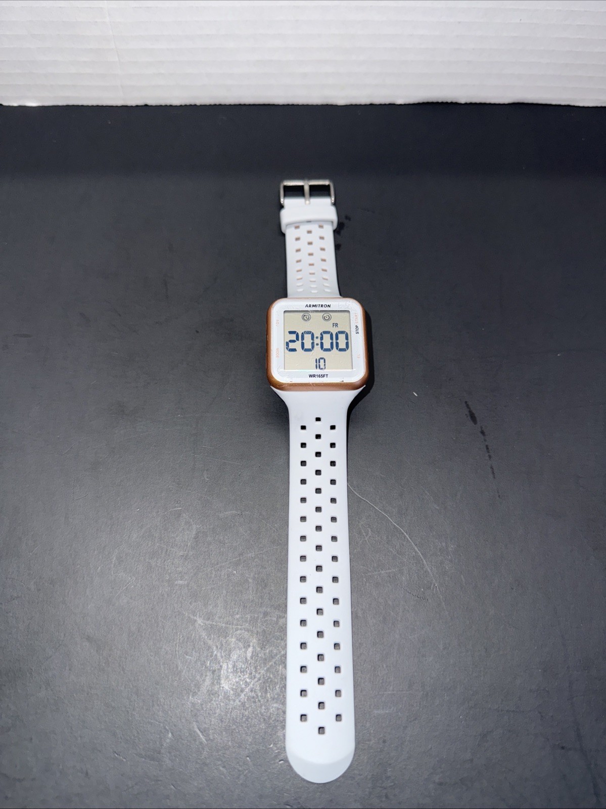 Armitron Pro Sport Digital Watch – Gray and Rose Gold – WR165 – ZM1212 – 40/8417