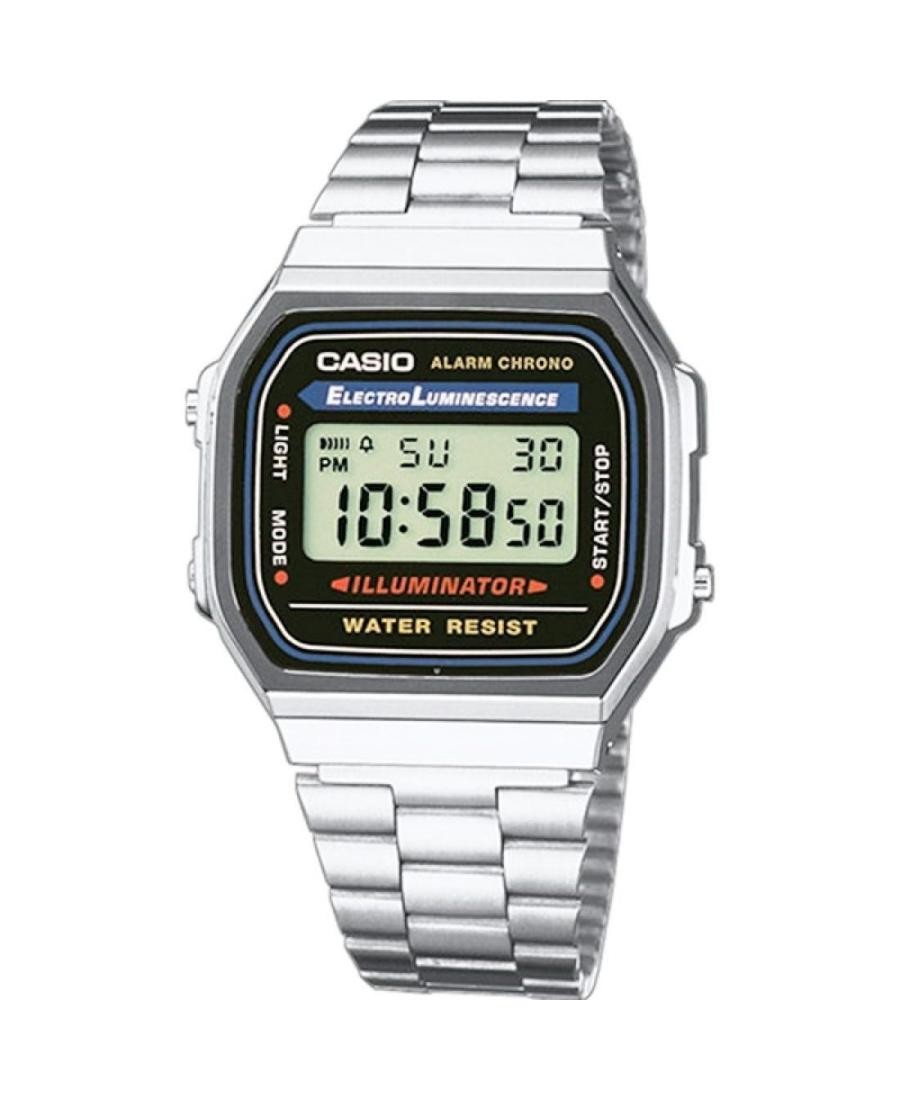 CASIO Men Digital Quartz Casual Watch Classic Dress Black Dial Waterproof Rectan