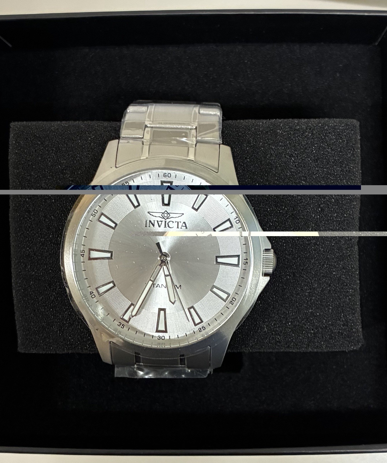 Titanium Invicta TI-22 Men’s Watch – 43mm Model 47516 Silver Classic Style NEW