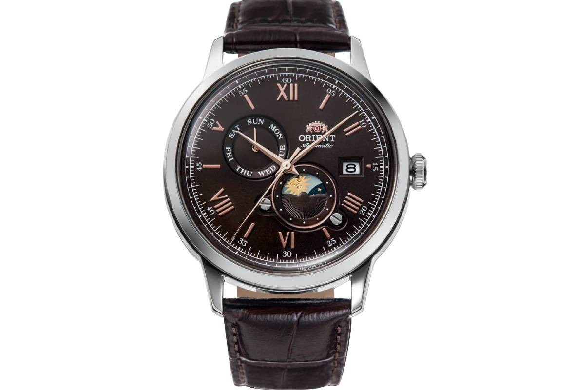 Orient Bambino RA-AK0804Y30B Bambino Sun & Moon Automatic Watc