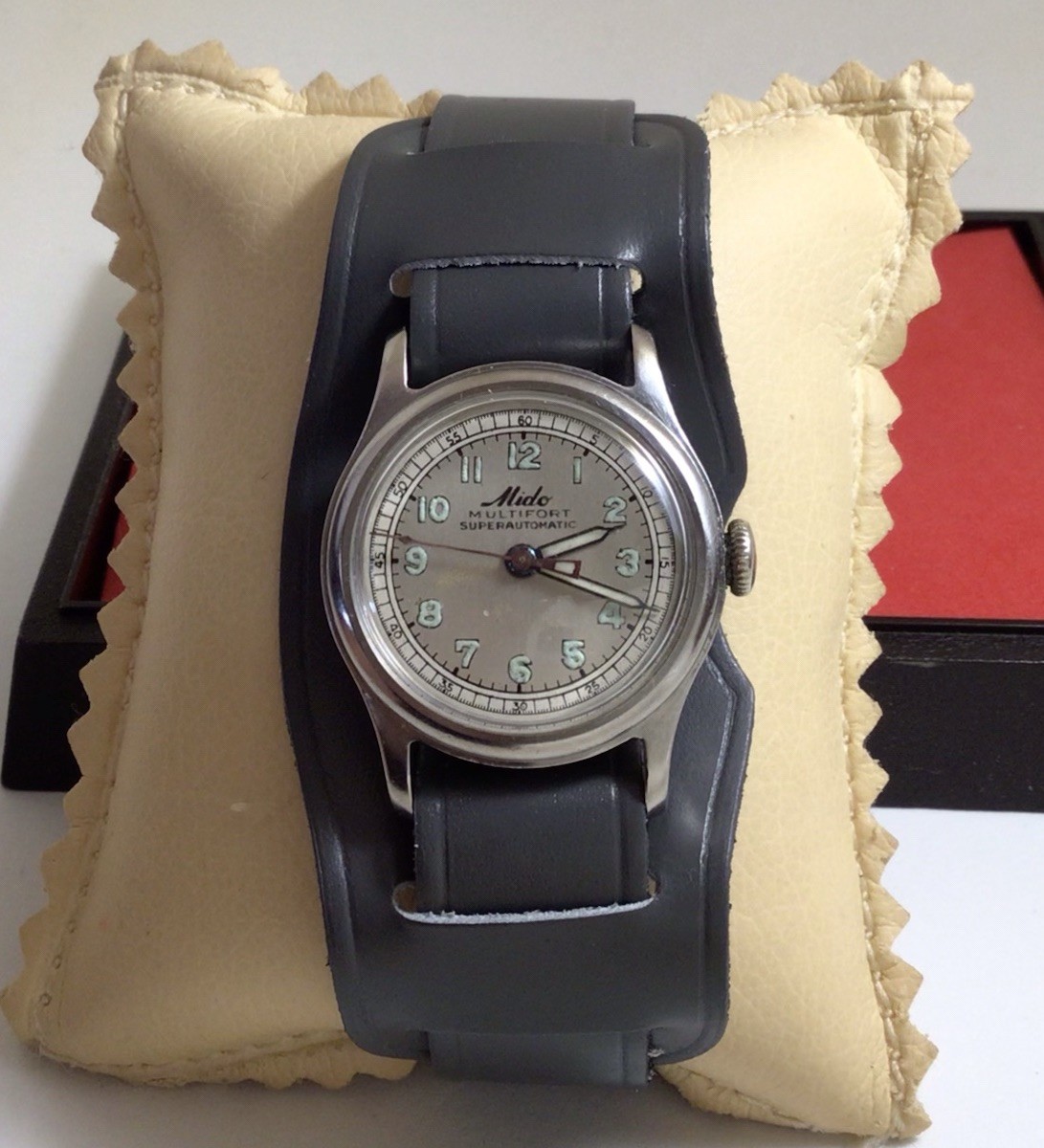 Vintage Mido Multifort Superautomatic Cal.817,17J Bumper,Ref.220,Ca.1940s,Works.