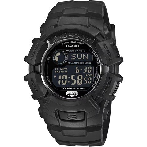 New with Casio G SHOCK GW 2310UFB 1JF All Black Radio Solar World 6 Station Rece