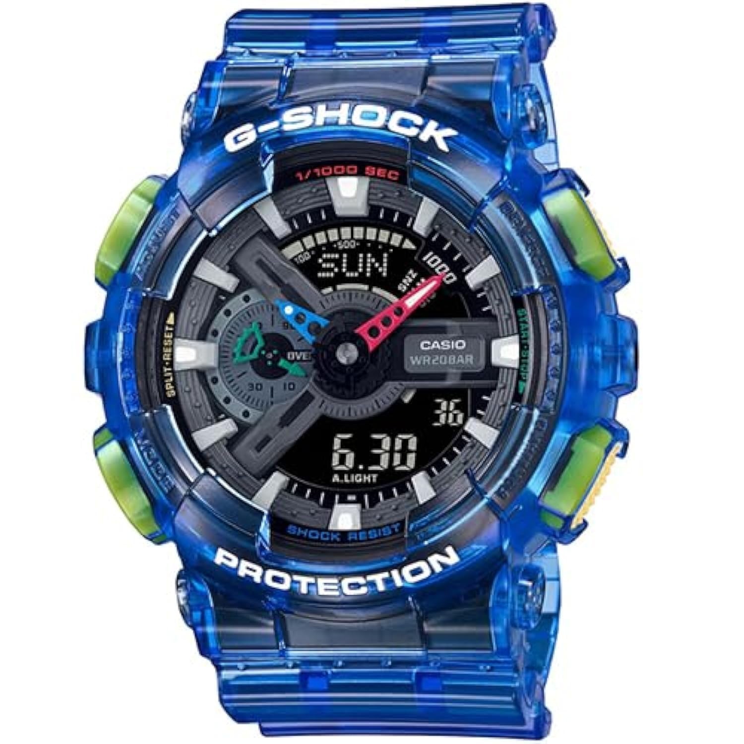 Casio G-Shock GA-110JT-2ADR Men’s Analog Digital Blue Watch 200M Shock Resistant