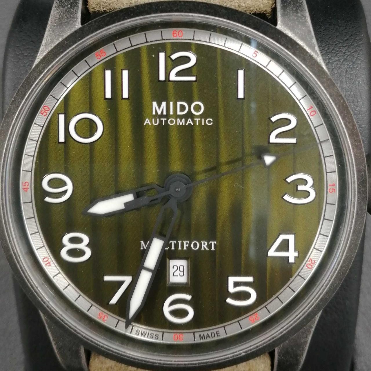 [B1N] Mido Multifort Escape M032.607.36.090.00 Automatic Olive Men [t4n]