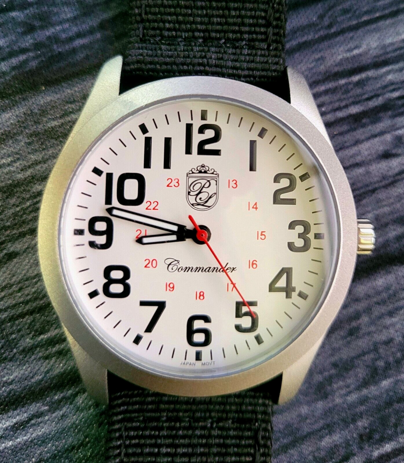 Authentic Pierre Lucerne Commander Railroad Approved Features White Dial Watch