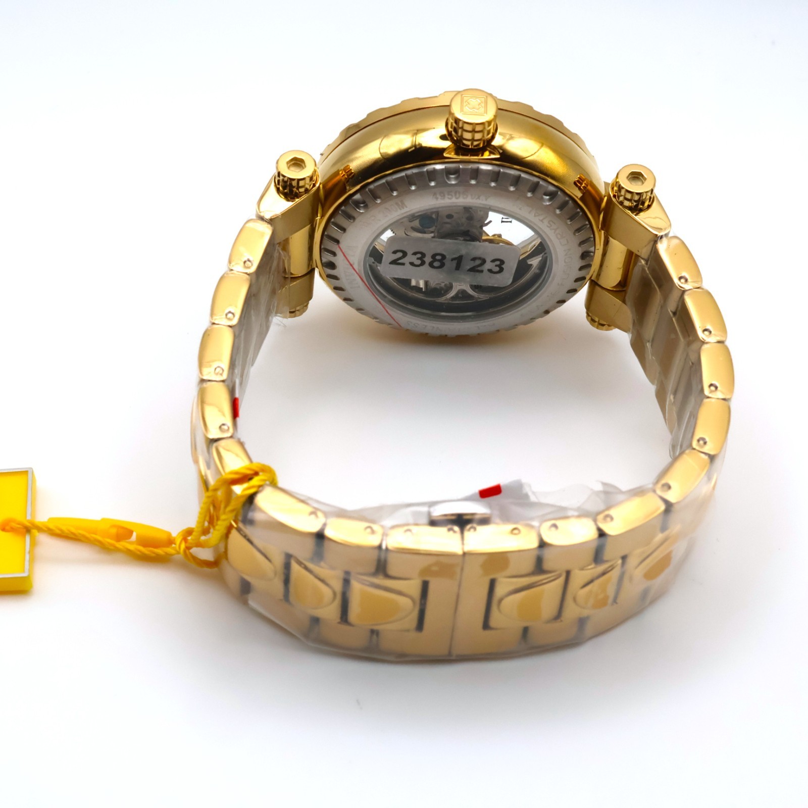 Invicta Subaqua Nebula Automatic Watch with Skeleton Dial — 47mm Gold (49506)