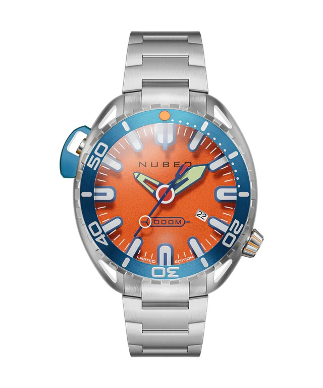 NUBEO ALUMINAUT AUTOMATIC LIMITED EDITION Blaze Orange NB-6115-22