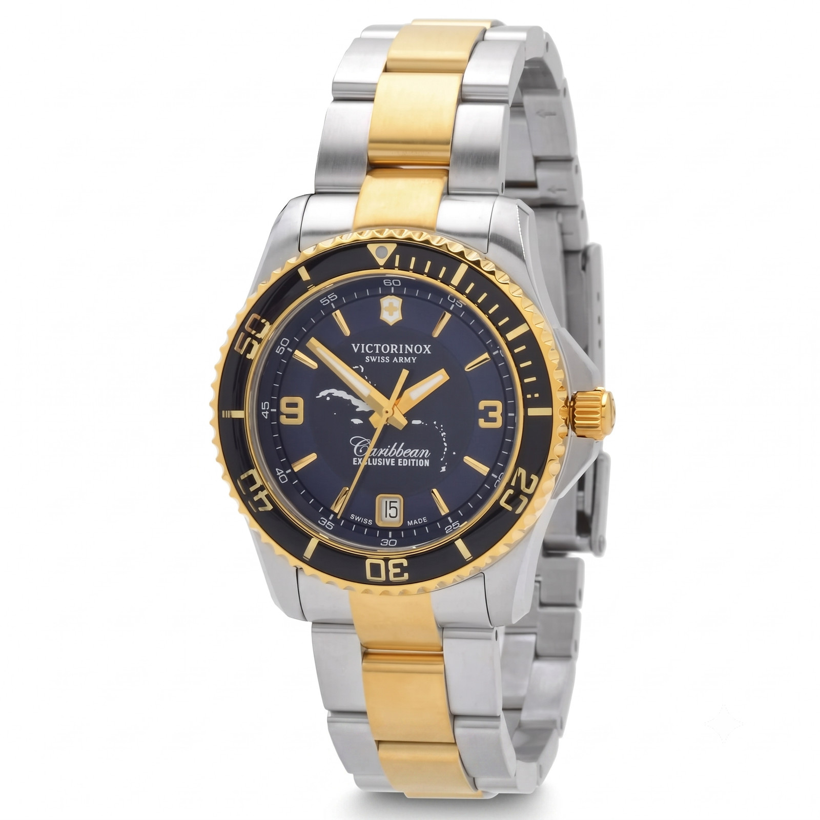 Victorinox Maverick 249146 Men’s Large Caribbean Exclusive 40 mm Watch MSRP $715