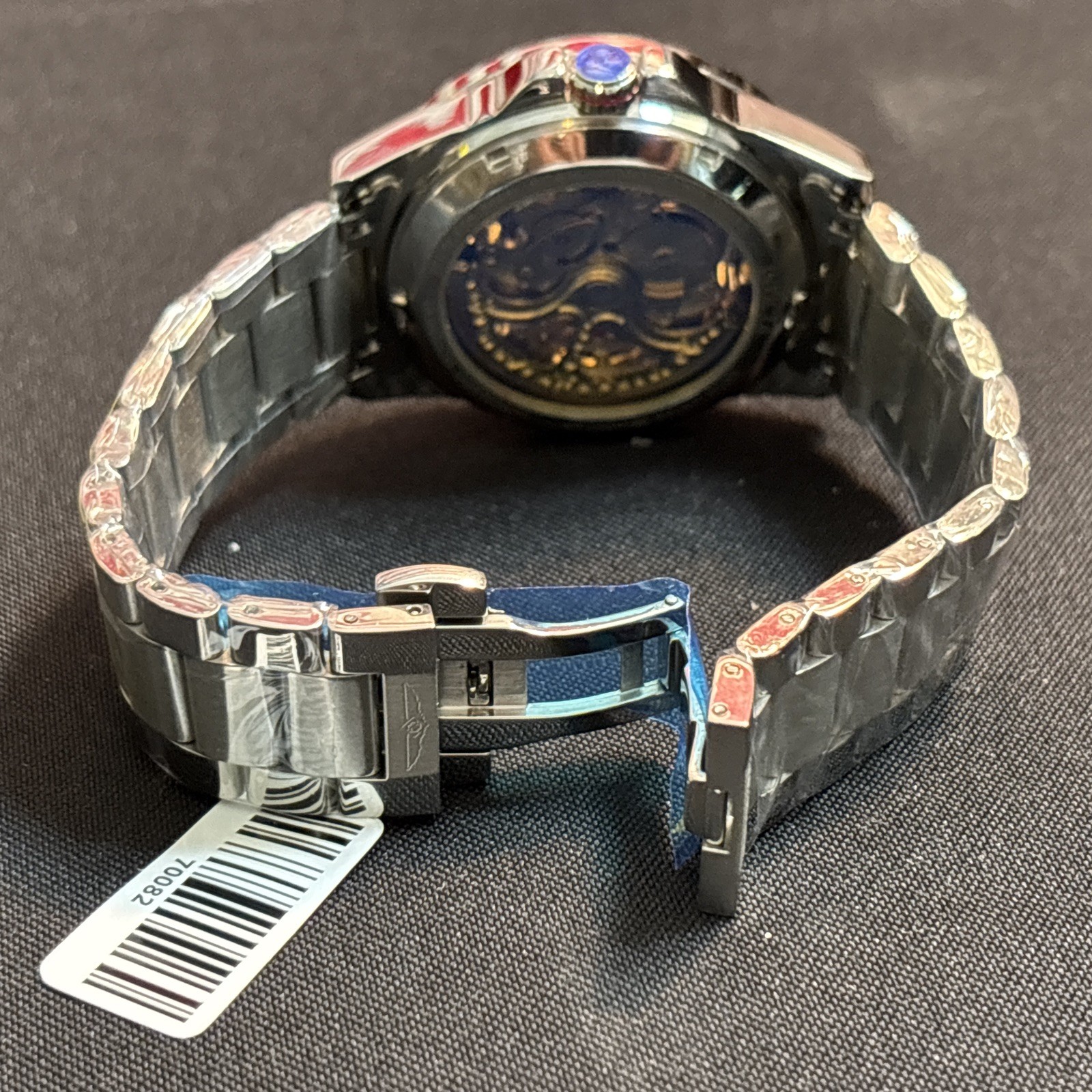 Invicta Racing Interpoint Automatic 43.5mm SS Mens Skeleton Watch 70082