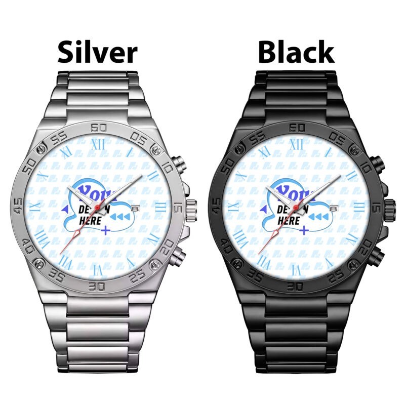Personalized Fighter Pilot Watch Stainless Steel Aviation Gift for Men