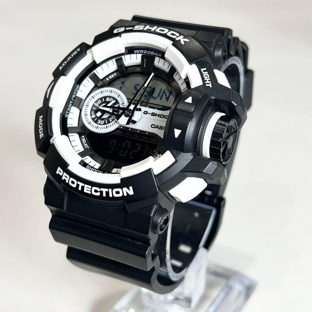CASIO G-SHOCK GA-400 Black Multifunction Complete Set Mint Ana-Digi Men’s Watch