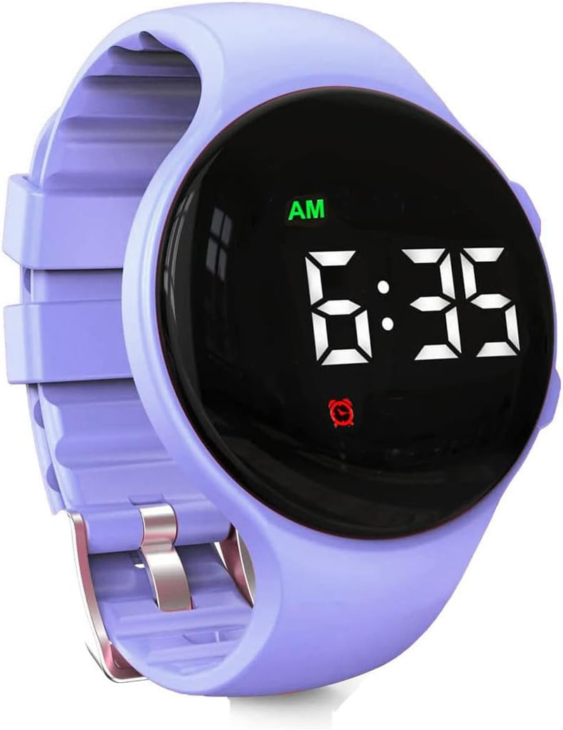 Vibrating Alarm Reminder Watch Silent Wake up Watch – with Multiple Alarms (Purp