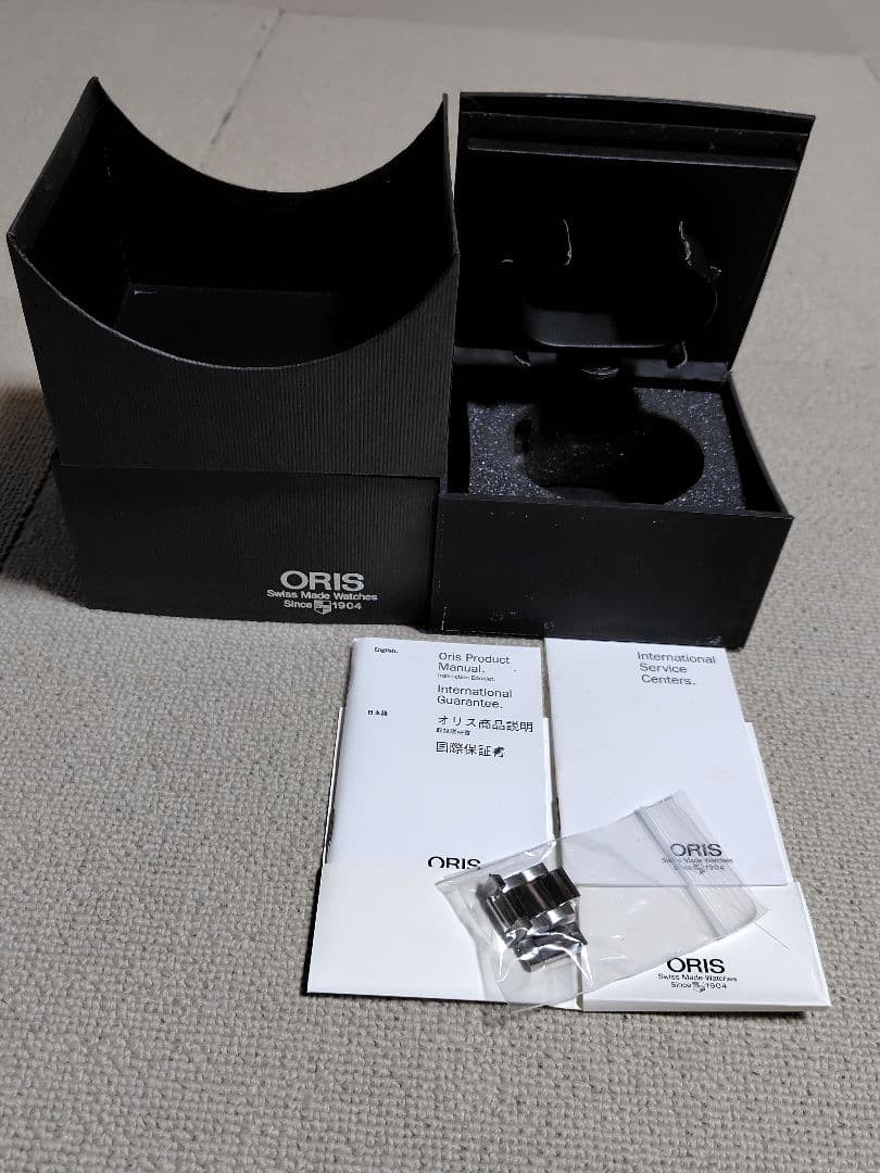 ORIS Williams Black Dial Blue Second Hand Tip Stainless Steel Day Date