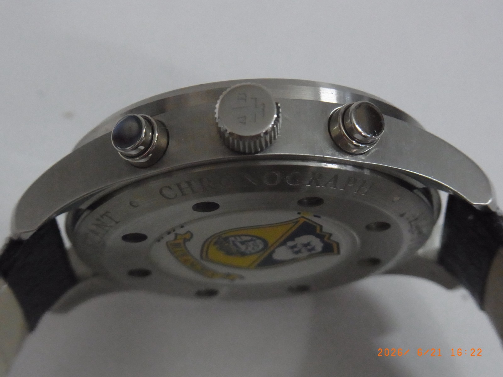 DEEP BLUE AIR BLUE Precision Pilot NAVY BLUE ANGELS SS Chronograph watch