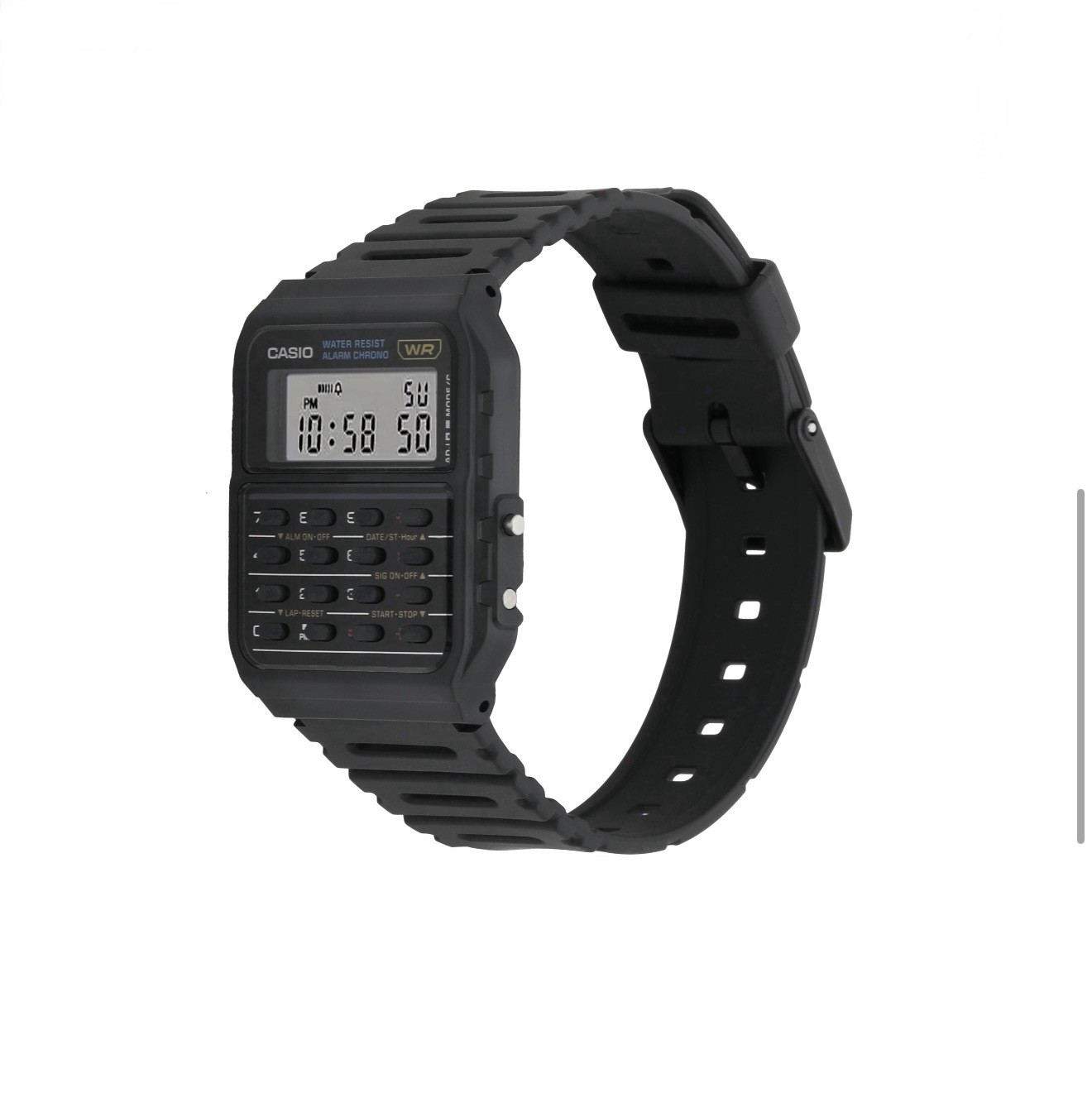 Casio Calculator Watch DataBank 8-Digit Calculator Water Resistant Black New