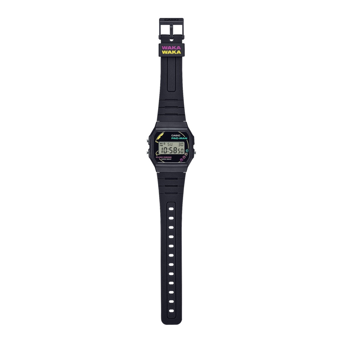 Casio Classic x PAC-MAN Collaboration Watch Black F-91WPC-1AJR Unisex Adults F/S