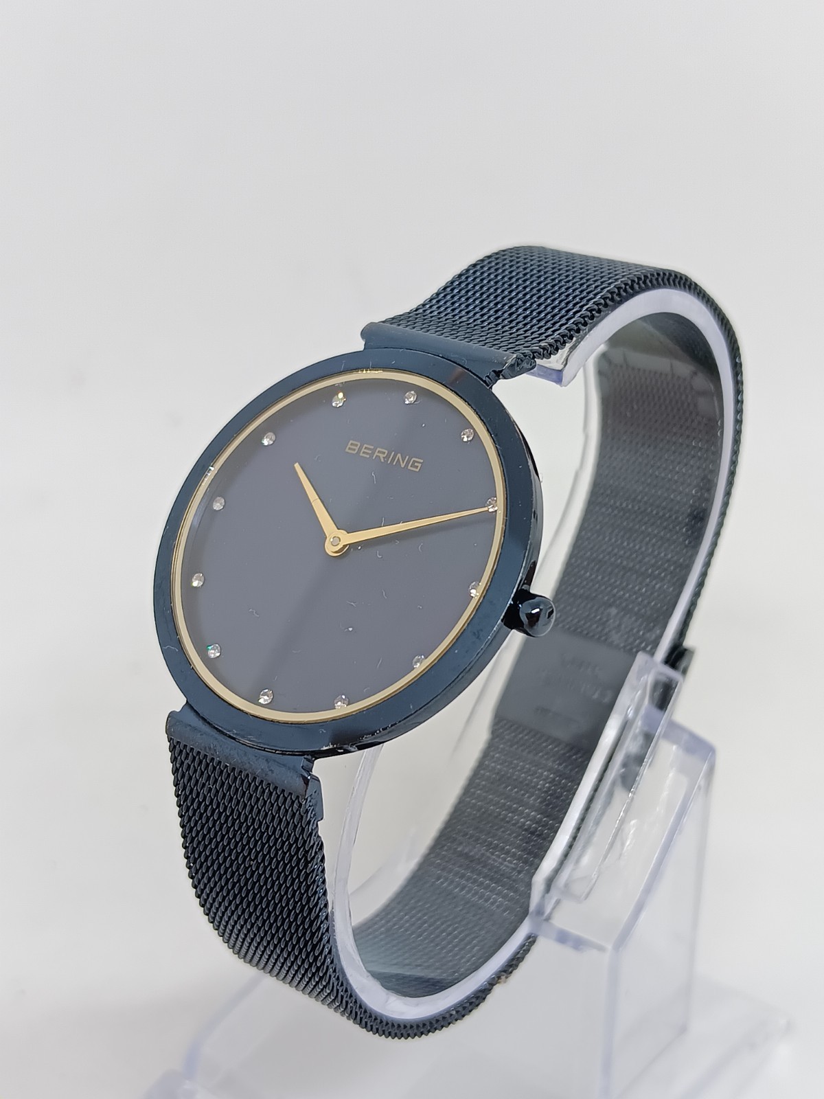 Bering Classic 18132-399 Women’s 32mm Crystal Accent Blue MOP Dial Watch
