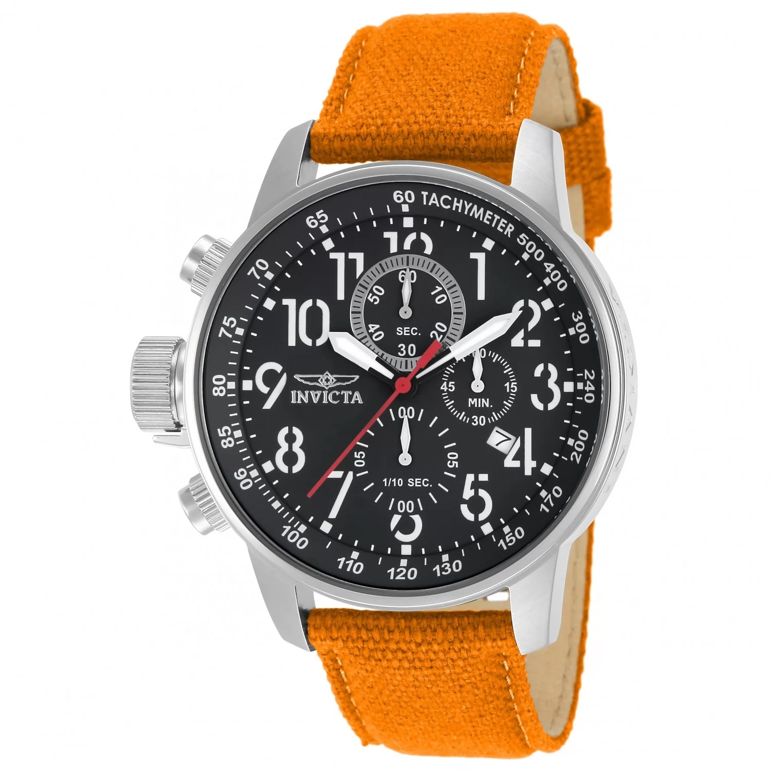 Invicta Men’s 11520 I-Force Quartz Chronograph Orange Dial Watch