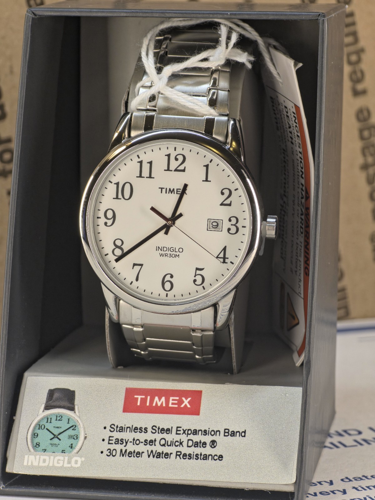 Timex Men’s TW2P81300 Easy Reader Date 38mm Expansion Band Watch (New in Box)