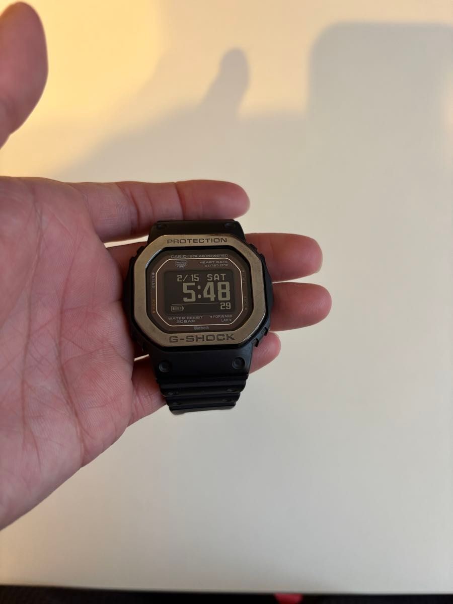 Super Excellent Condition CASIO G SHOCK G SQUAD DW H5600 Black Solar Smartwatch