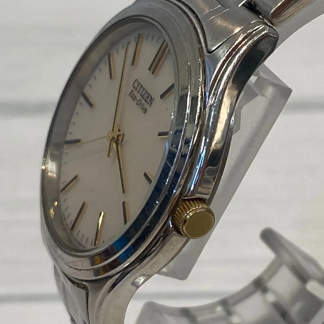 [Salt] Working condition Citizen Eco-Drive watch E031-S048419 Citizen Eco-【USED】
