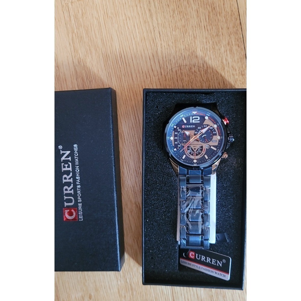 CURREN Chronograph Stylish Stainless Steel Watch For Men