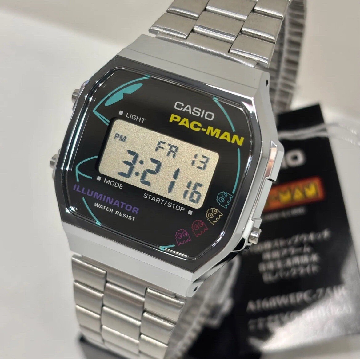 New Casio Classic × Pac-man Collaboration Model A168WEPC-7AJR From Japan