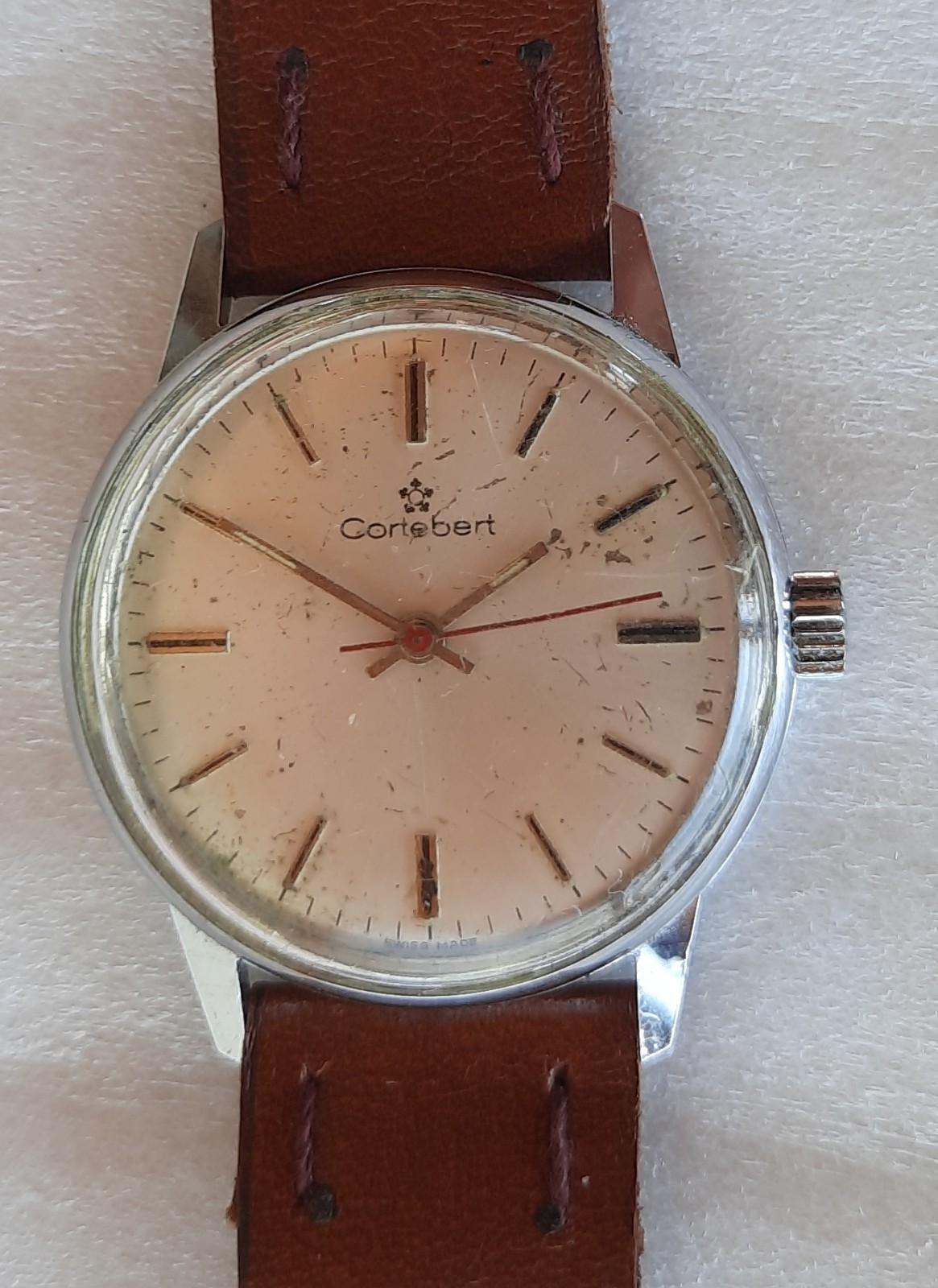 Cortebert Swiss watch Cal FE 140 working
