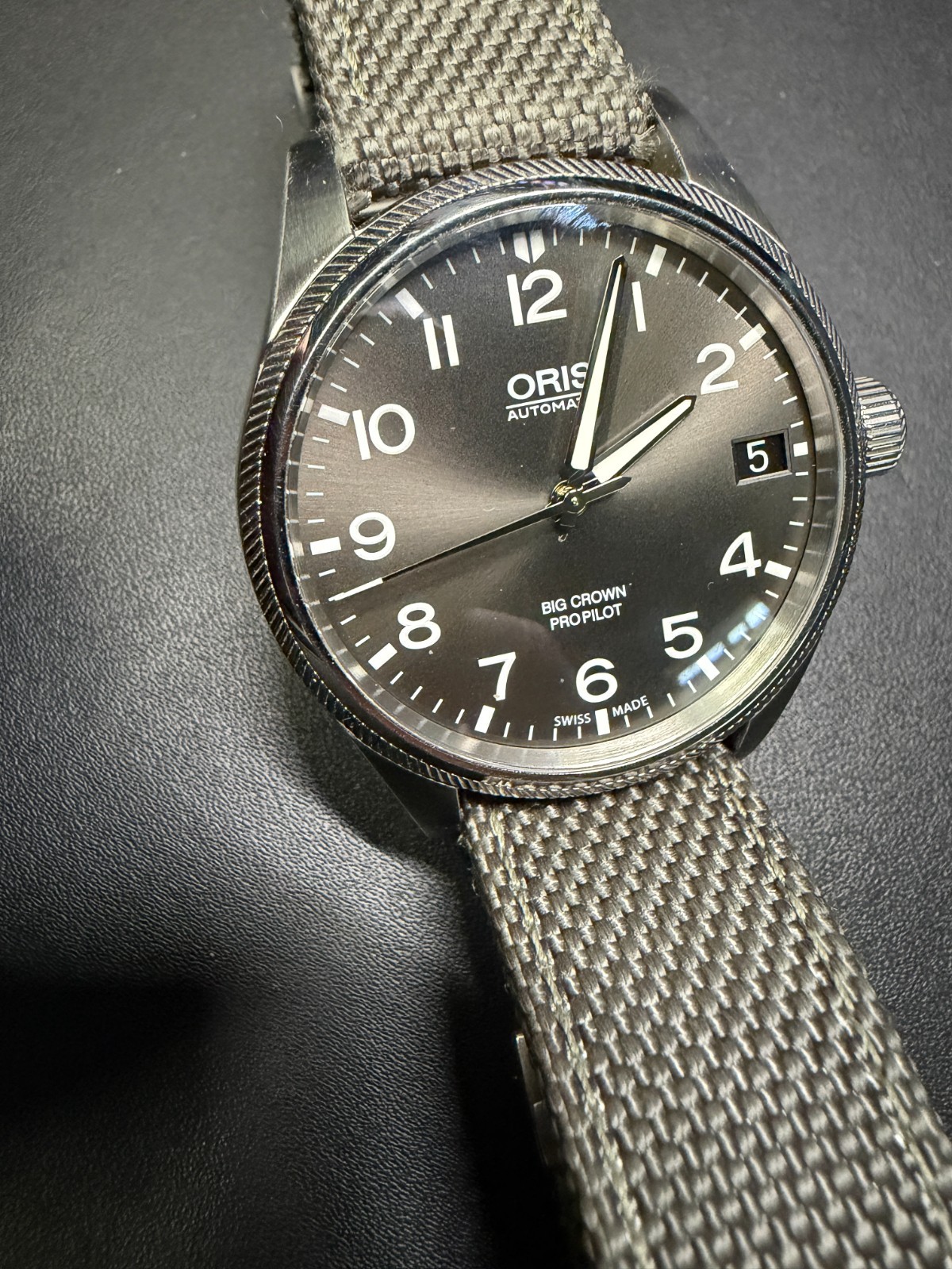 Oris Big Crown ProPilot Date 41mm — Grey Dial — Ref. 01 751 7697 4063