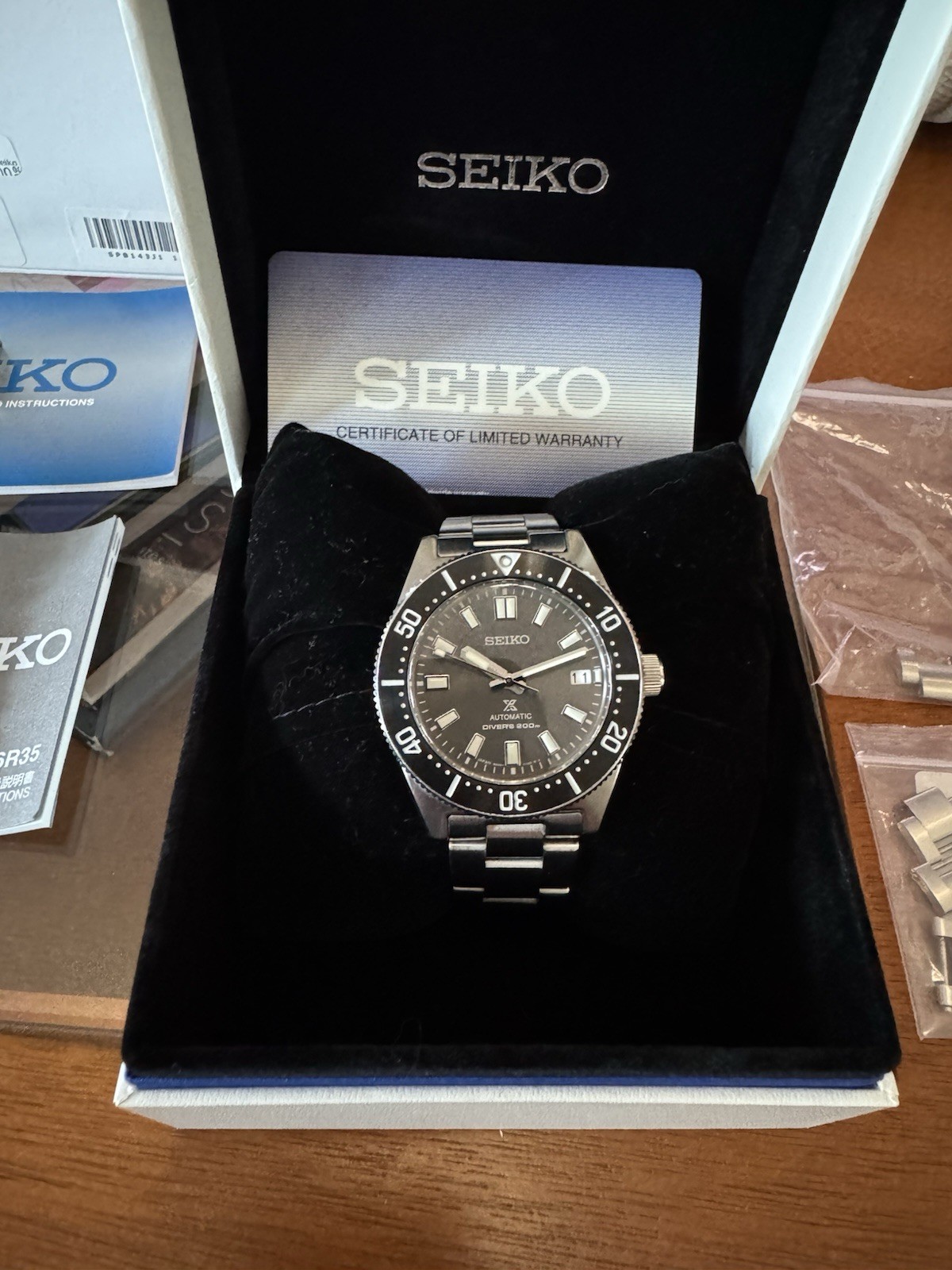 Seiko Prospex Men’s Black Watch – SPB143