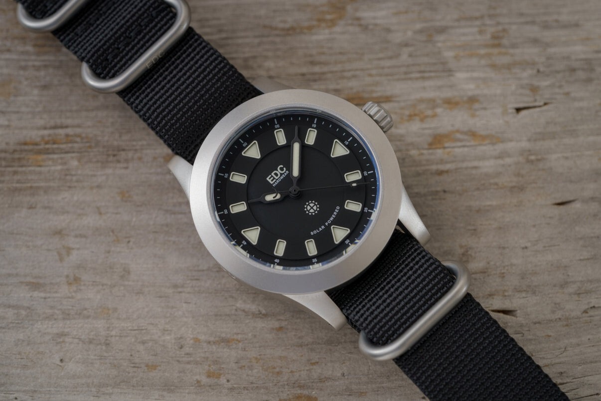 EDC Hardwear EDC2-A Tactical- Solar Watch – 100 Meters – Sapphire