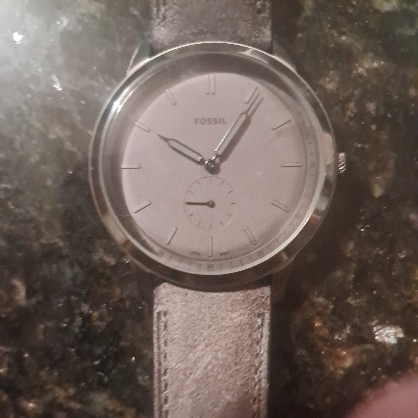 Fossil Watch Light Grey Perfect Condition Never Worn No Box