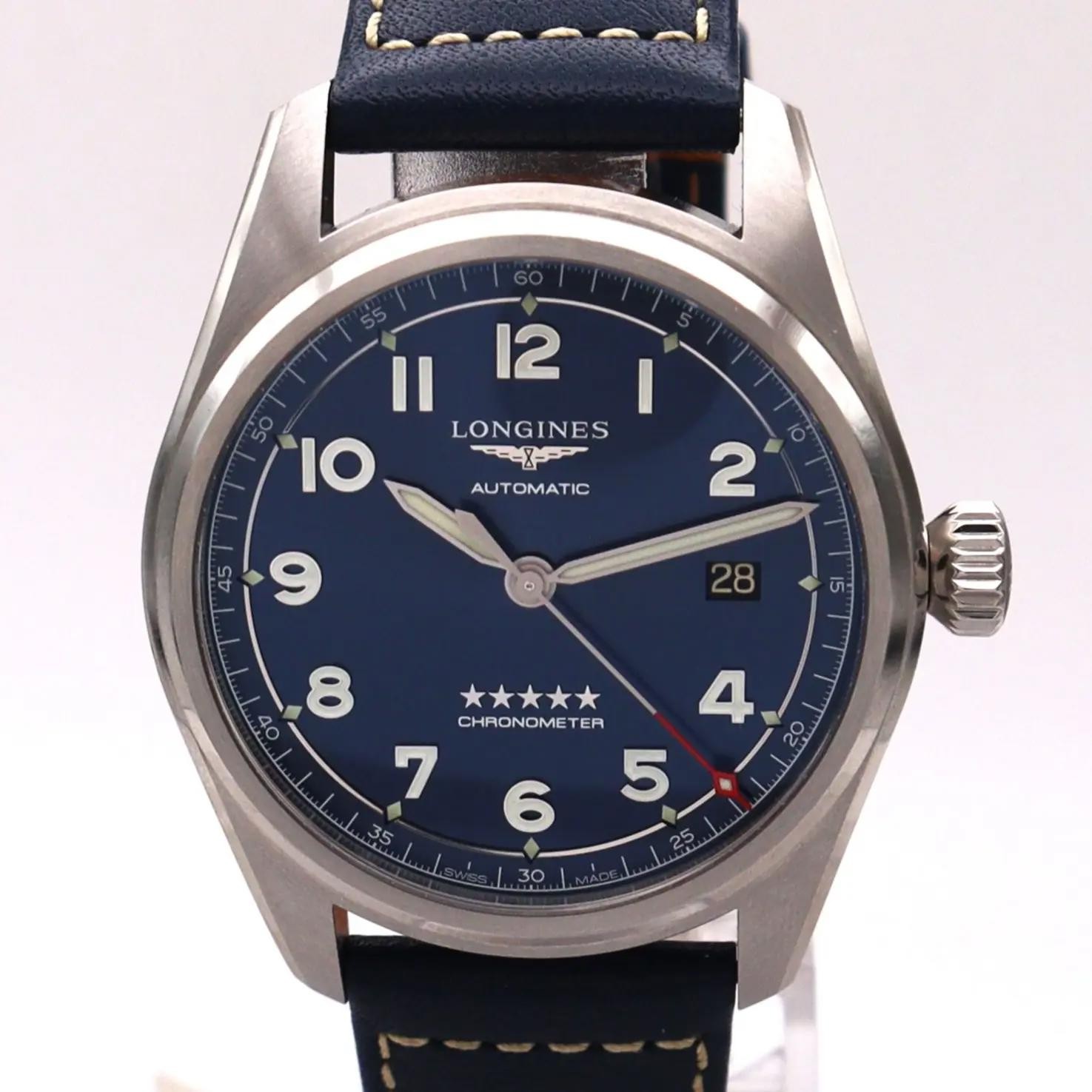 Longines Spirit 40mm Blue Dial Steel Automatic Men Watch L3.810.4.93.0