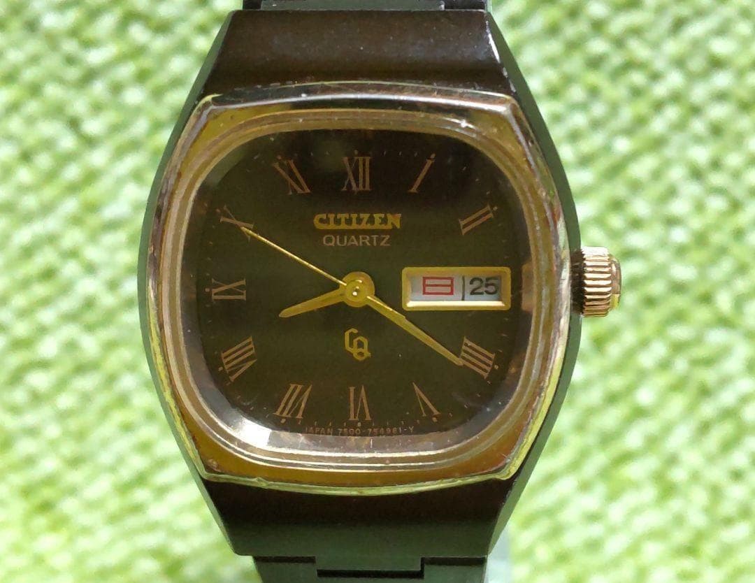 Citizen Ladies Quartz Brown Dial Wristwatch Running 21x23mm wrist 15.0cm/5.9in