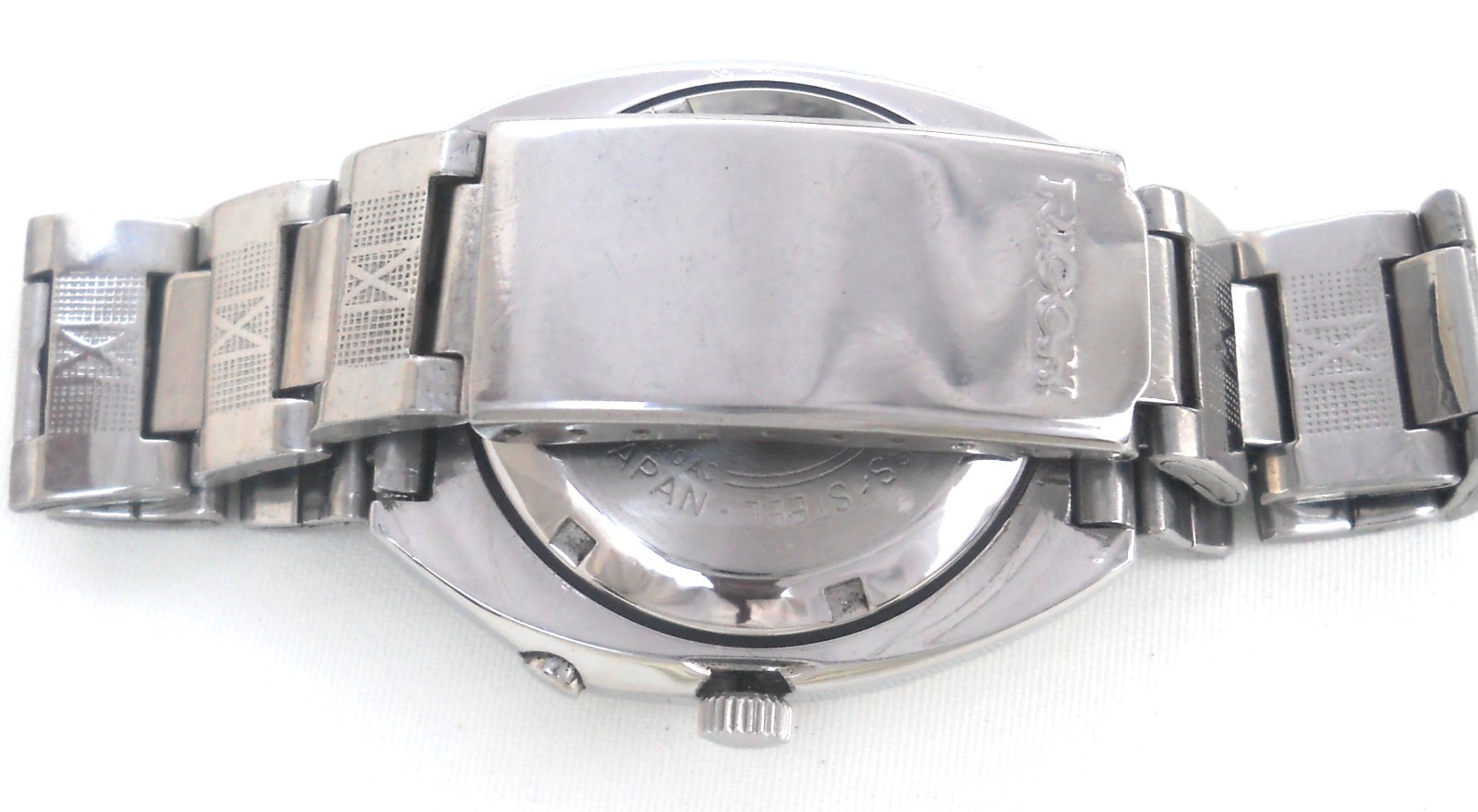 Vintage Ricoh Automatic Watch Repainted Luminous Full Glow Dial Pristine Japan
