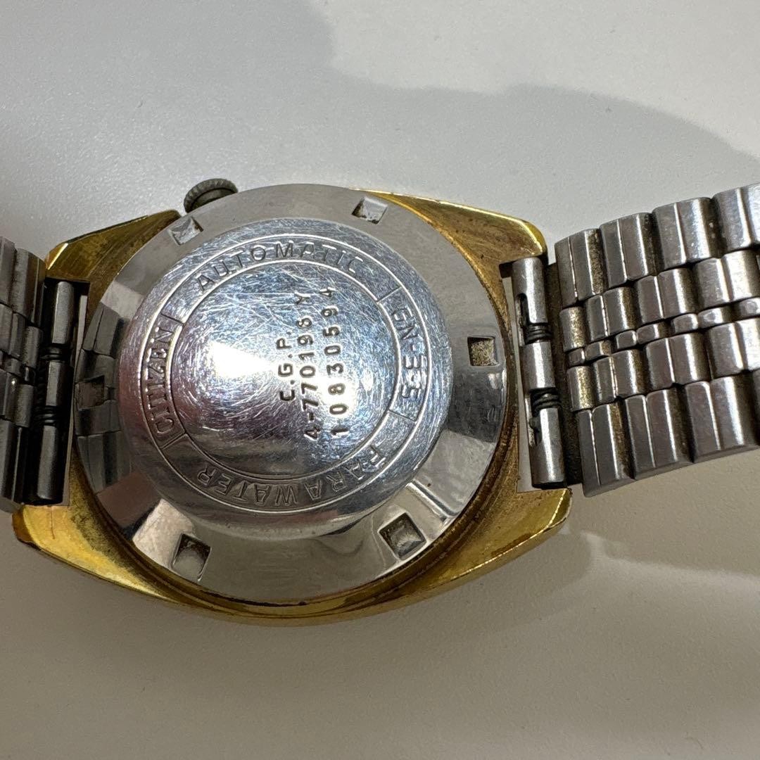 Citizen Leopard Super Beat 24J Auto Watch Day-Date Vintage Used