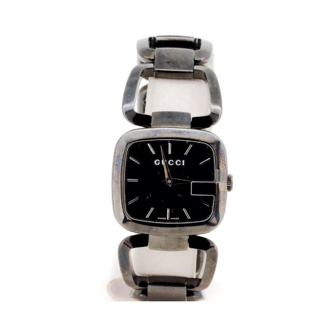 Gucci G Collection Watch 125.4 Stainless Steel Quartz Analog Black Used SAIT-0