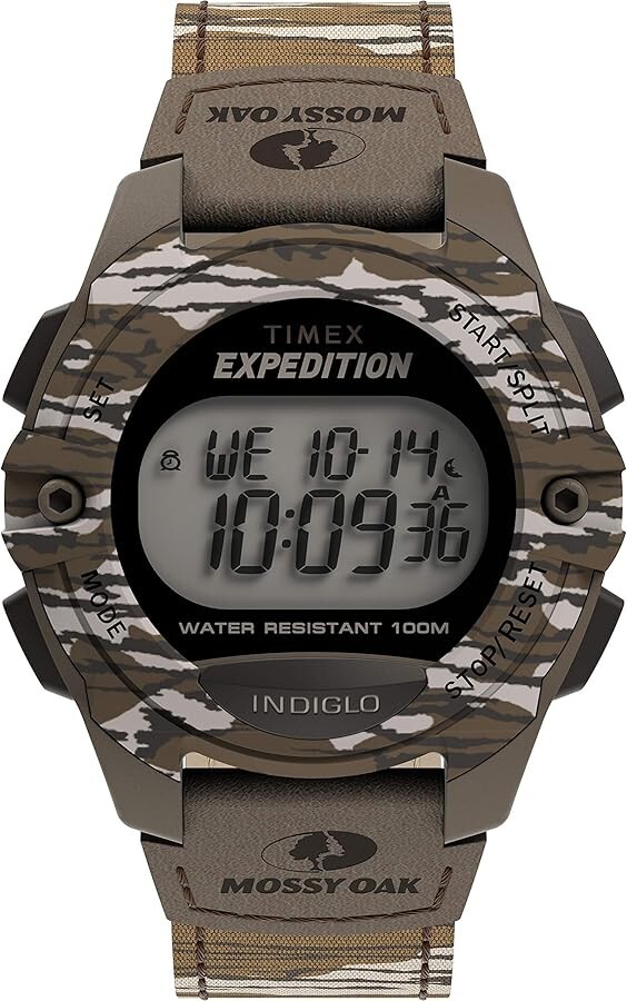 Timex Men’s Expedition Classic Digital Chrono Alarm Timer Watch TW4B19600