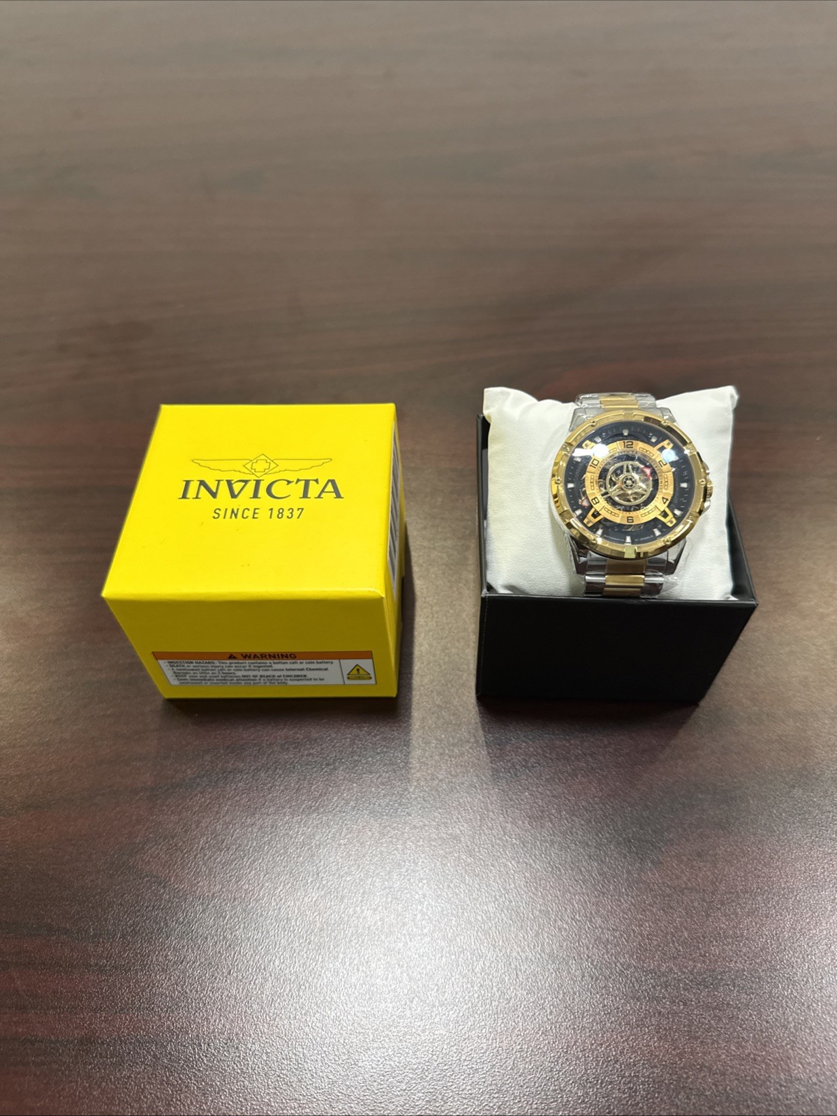 🔥 Invicta Racing Interpoint 70079 Gold 43.5mm Automatic Men’s Watch🔥🔥🔥