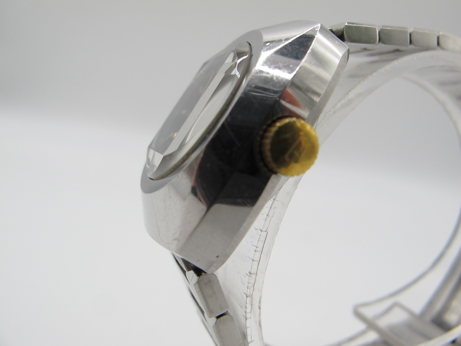 [Exc+3] Technos Firebird Automatic Blue Dial Date Vintage Men’s Watch Japan