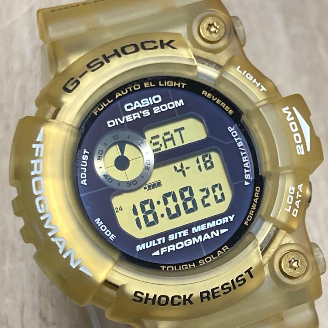 Tough Solar Fully Functional Condition G-Shock FROGMAN GW 225E 25th Annivers